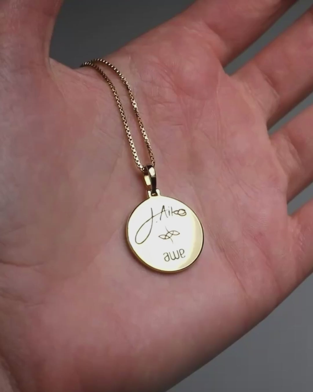 Jhené's Aquamarine Moon Wave Coin