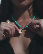 Yemaya Turquoise Charm Necklace