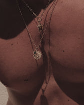 Diamond Achilles & Patroclus Necklace