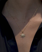 Diamond Triple Moon Amulet