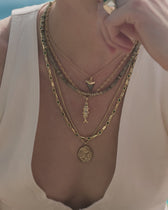 Geo Link Tennis Necklace