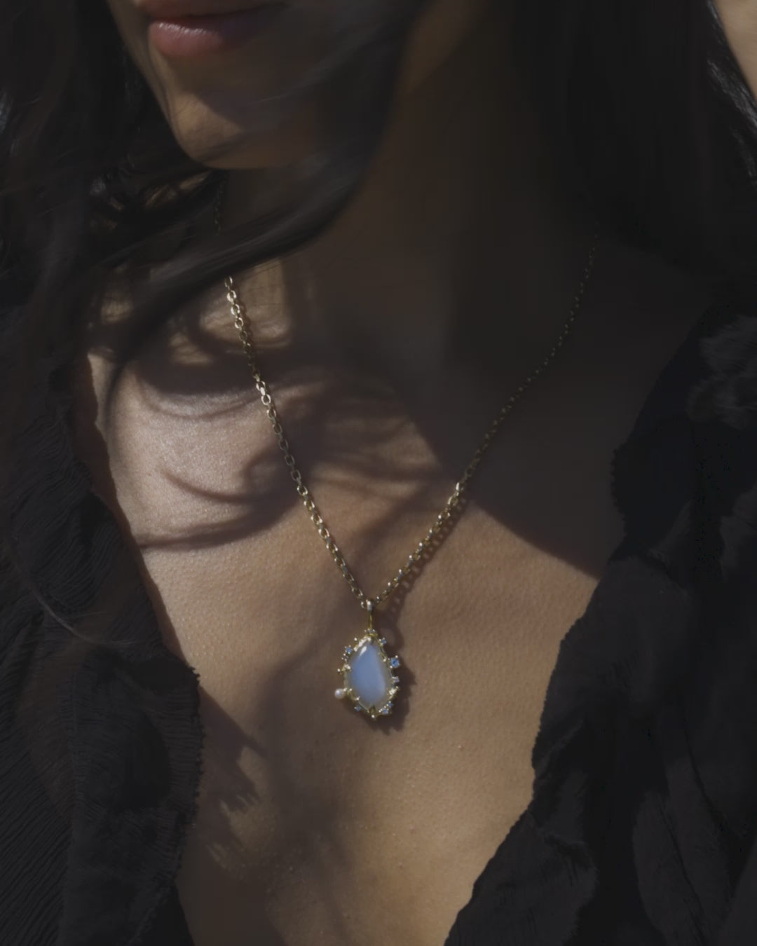 Awe Inspired  Necklaces Gemstone Barnacle Necklace