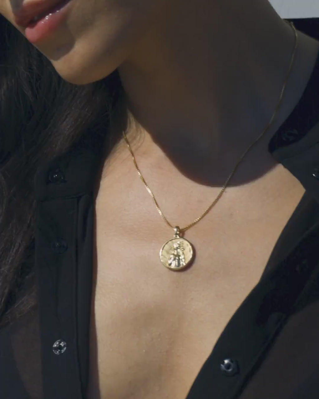 Awe Inspired  Pendants Archive Goddess Coin Pendant