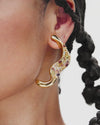 Encrusted Abstract Earrings