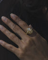 Starfish Moonstone Ring