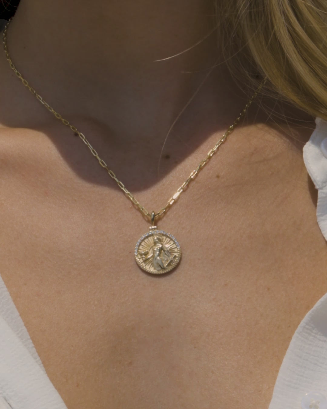 Diamond Athena Pendant