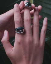 Future Artifact Gemstone Signet Ring