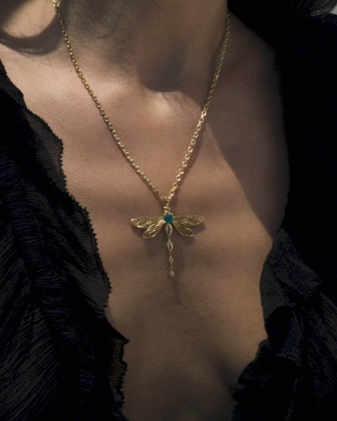 Awe Inspired  Pendants Secret Forest Dragonfly Pendant