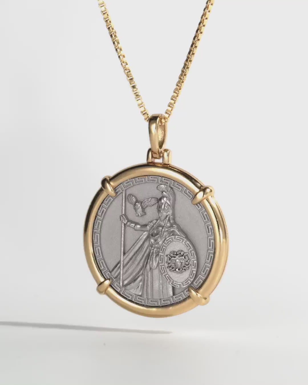 Athena's Dagger Charm Necklace