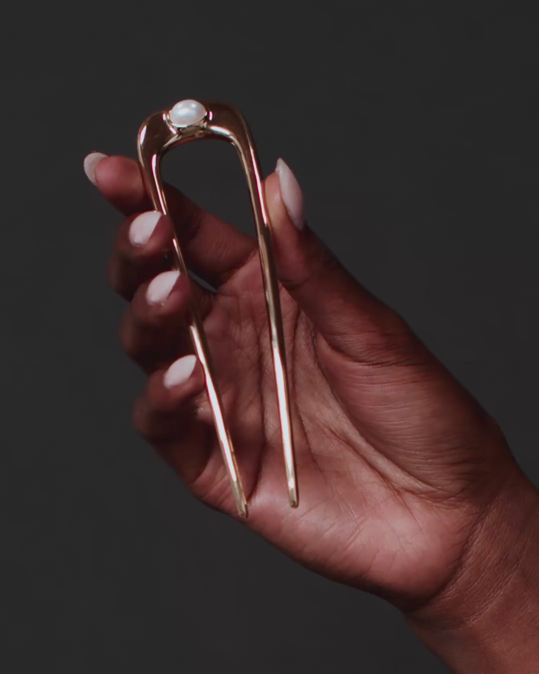 Pearlescent French Hair Pin