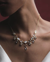 Midnight Reflection Collar Necklace