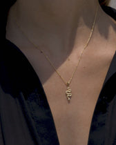 Emerald Eye Snake Necklace