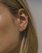 Diamond Moon Studs