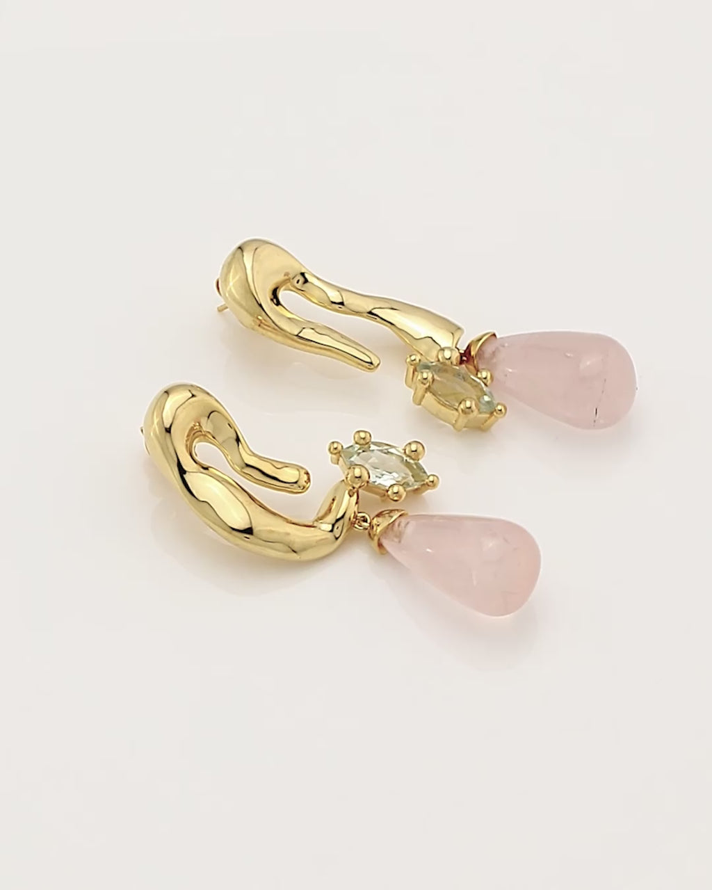 Mini Petal Drop Earrings