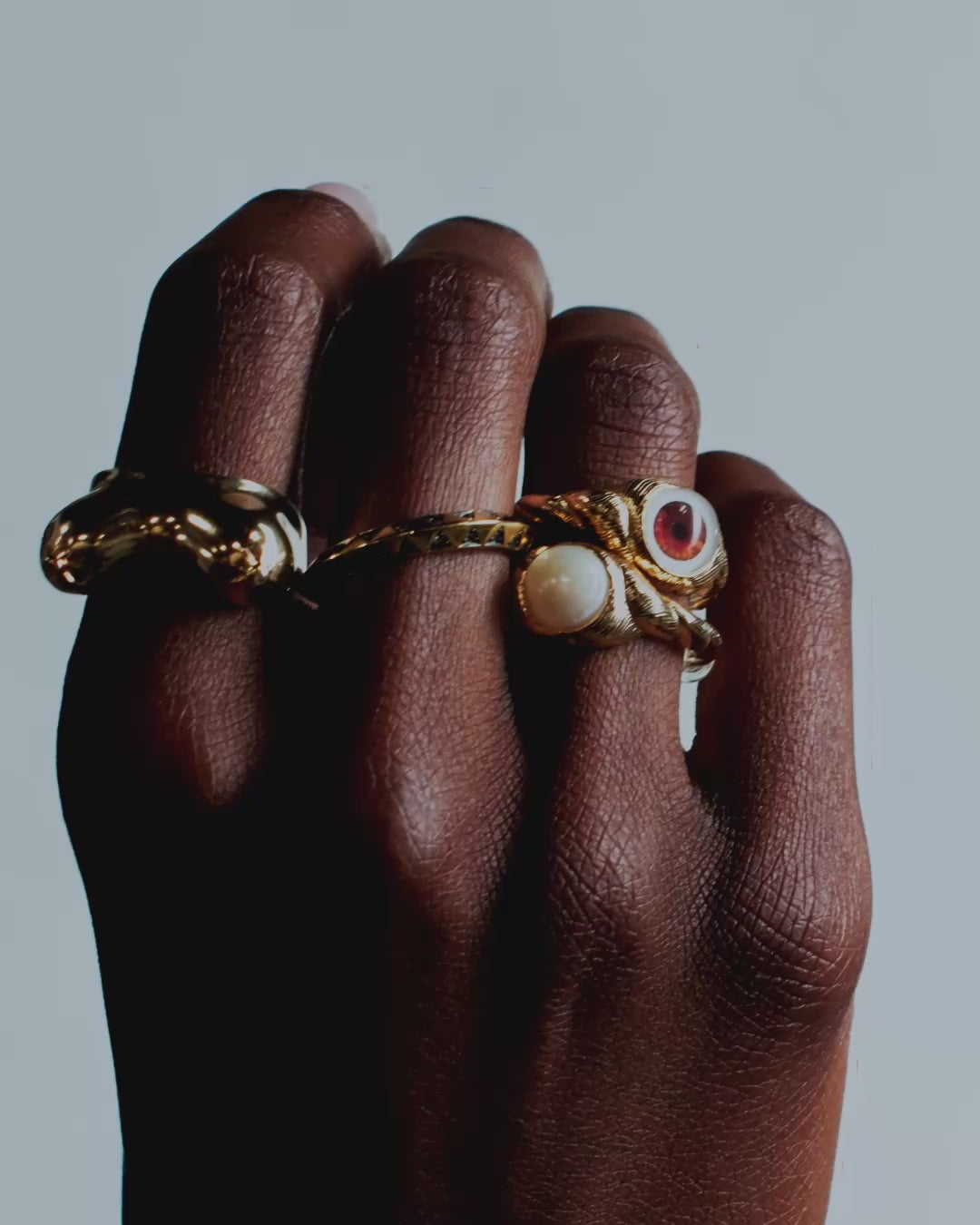 Adorned Pearl Ring