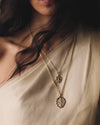 Mother of Pearl Trident Necklace
