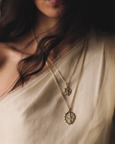 Mother of Pearl Trident Amulet