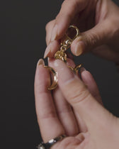 Triple Moon Bag Charm