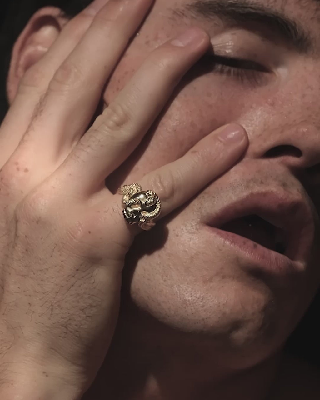 Serpent Skull Ring
