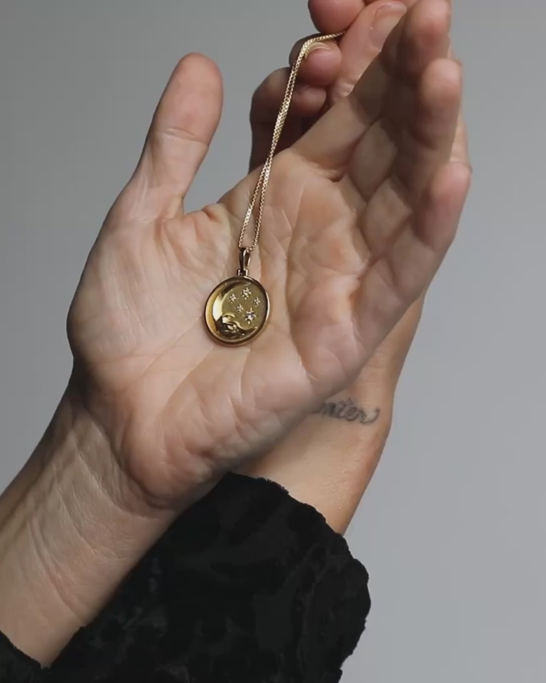 Jhené's Aquamarine Moon Wave Coin