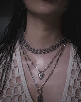 Triple Moon Crest Necklace