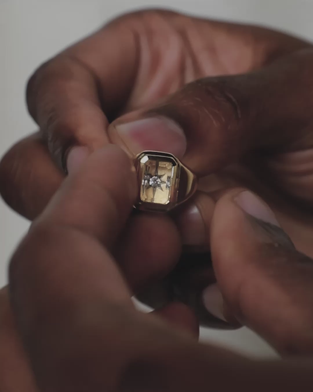 Awe Inspired Crystal Locket Ring 