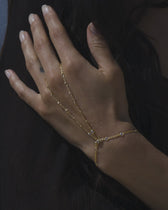 Triple Moon Hand Chain
