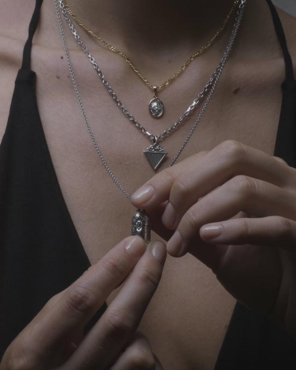 Memento Mori Two-Toned Charm