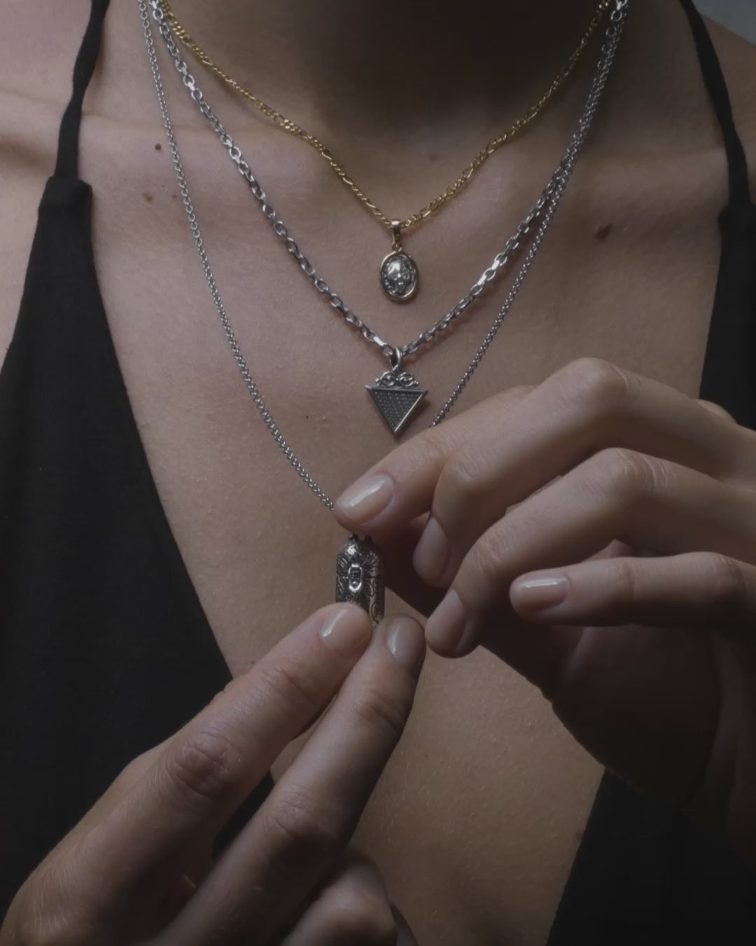 Memento Mori Two-Toned Charm