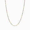 Rainbow Beaded Enamel Necklace-Necklaces-Awe Inspired