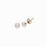 Awe Inspired Earrings Freshwater Pearl Studs