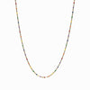Awe Inspired Necklaces 14K Yellow Gold Vermeil / 14"-18" Rainbow Beaded Enamel Necklace