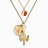 Awe Inspired Necklaces 14K Yellow Gold Vermeil Forbidden Fruit Necklace Set