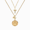 Awe Inspired Uncategorized 14K Yellow Gold Vermeil Reviving the Spirit Necklace Set